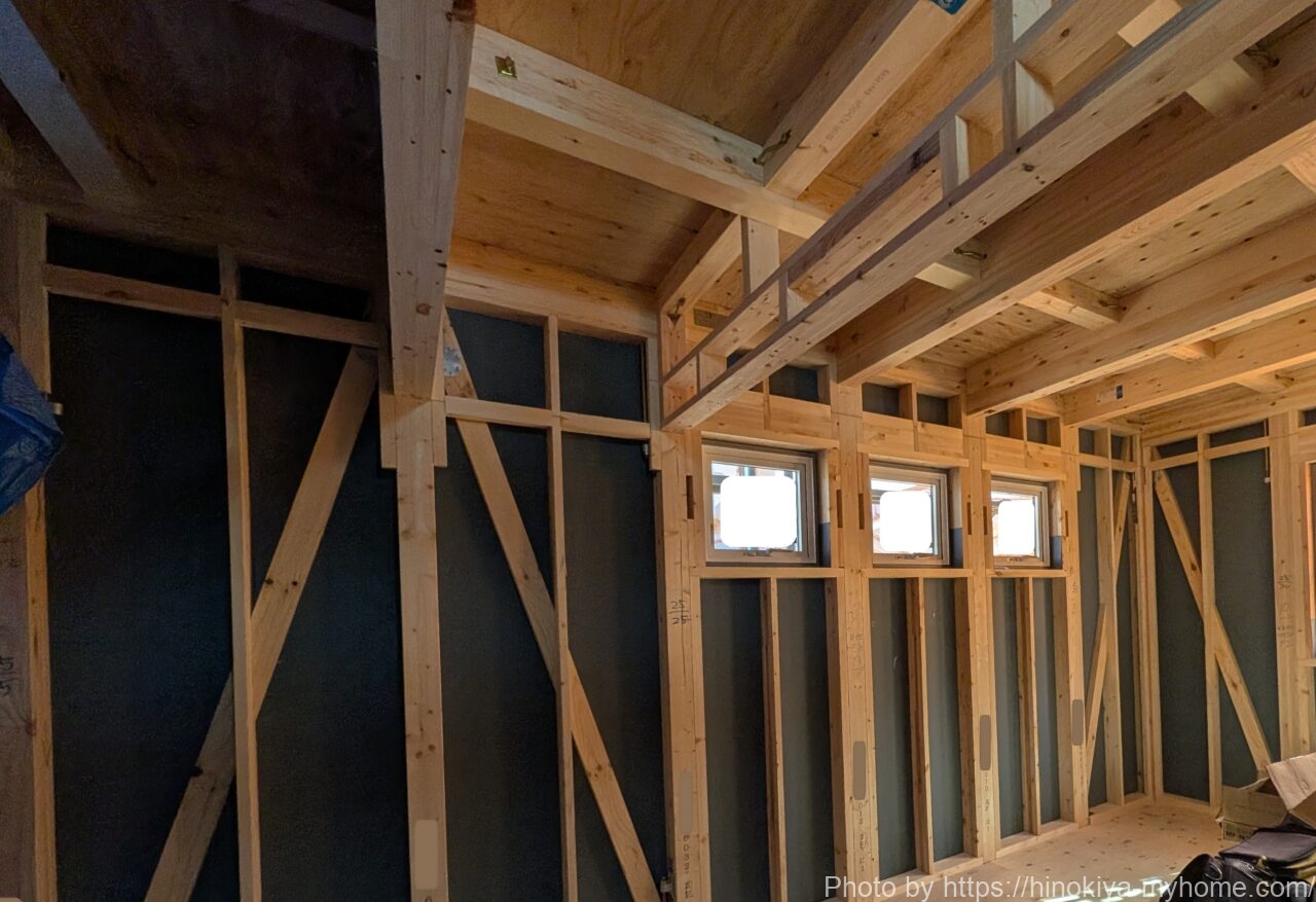 桧家住宅 我が家の在来軸組工法